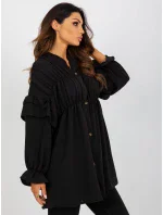 Dámska košeľa TW KS BI 2021745.13X čierna - FPrice Dámska košeľa TW KS BI 2021745.13X čierna - FPrice