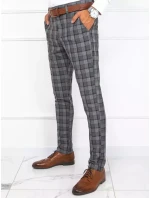 Pánske tmavosivé nohavice FashionStreet UX3789