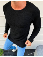 Čierny pánsky sveter WX1598