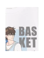 Chlapčenské tričko oversize s potlačou 4F 4FJRAW25TTSHM3062-10S