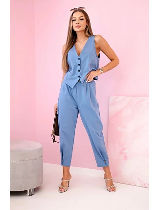 Súprava vesta + nohavice denim