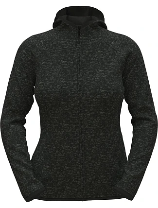 Stedman Lux Knit Fleece Jacket Women Dámska pletená fleecová bunda s kapucňou 05.5560 black opal heather Stedman Lux Knit Fleece Jacket Women Dámska pletená fleecová bunda s kapucňou 05.5560 black opal heather