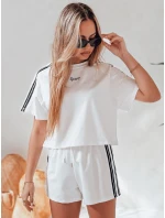 Dámska tepláková súprava LOVE SPORT white FashionStreet AY1136