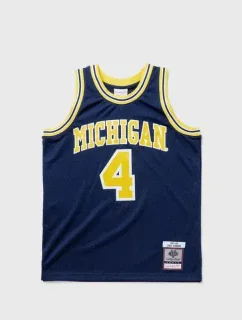 Mitchell & Ness NCAA Swingman Road Jersey Michigan1991 Chris Webber SMJY4437-UMI91CWEASBL pánske