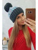 Dámska čiapka s brmbolcom Ellen K325 graphite