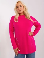 PM SW PM717 Sveter.20 fuchsií