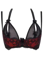 Podprsenka Tamarillo Sorbet V-7791 čierno/červená - Axami
