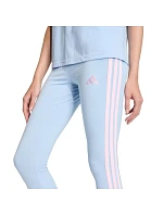 Dámske legíny adidas Essentials 3-Stripes Cotton, svetlo modré, KD2352 Dámske legíny adidas Essentials 3-Stripes Cotton, svetlo modré, KD2352