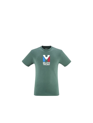 Tričko MILLET CHAMONIX TRI TS SS M, zelené Tričko MILLET CHAMONIX TRI TS SS M, zelené