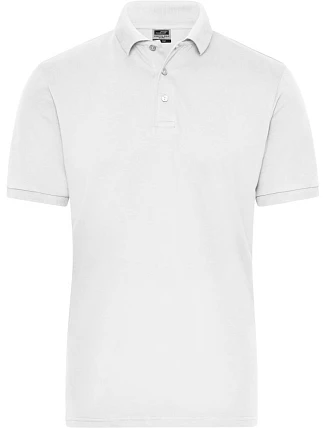 Daiber JN 1806 Pánske pracovné elastické bio polo - Solid 02.1806 biele Daiber JN 1806 Pánske pracovné elastické bio polo - Solid 02.1806 biele