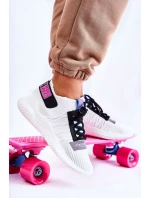 Damskie Wsuwane Sportowe Buty Sneakersy Białe Klayra