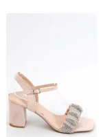 Dámske sandále na podpätku model AN001 - Inello Dámske sandále na podpätku model AN001 - Inello