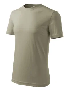 Klasické nové pánske tričko light khaki