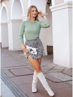 AURINA dámsky sveter svetlozelený FashionStreet MY1391