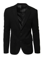 Pánske jednoradové sako čierne FashionStreet MX0631