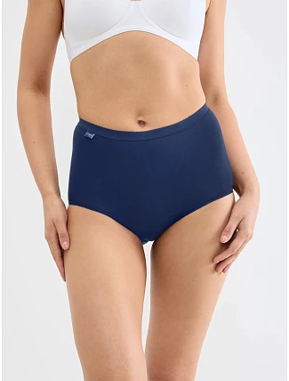 Dámske nohavičky Basic+ Maxi C3P Blue Combination – modrá kombinácia – SLOGGI Dámske nohavičky Basic+ Maxi C3P Blue Combination – modrá kombinácia – SLOGGI