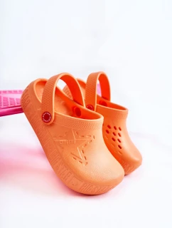 Dziecięce Lekkie Klapki Kroksy Big Star II375008 Pomarańczowe