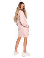 M676 Svetrová tunika so zipsami - čierna