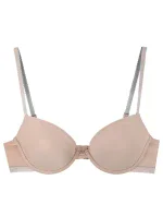 Podprsenka push-up Microfiber 162394 CC235 03050 telová - Emporio Armani