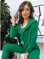 Dámska mikina MY LOVE green FashionStreet BY1197