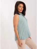 Blúzka D50121F11207A pistáciová