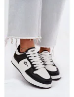 Dámske tenisky Big Star HI-POLY SYSTEM - bielo-čierne