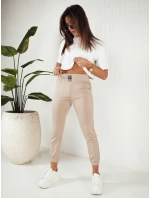 Dámske tepláky KAROT beige FashionStreet UY1811