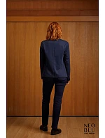 NEOBLU Marcel Women Dámsky piqué sako 24.3170 šedá melírovaná NEOBLU Marcel Women Dámsky piqué sako 24.3170 šedá melírovaná