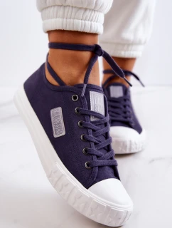 Klasyczne Damskie Trampki BIG STAR JJ274494 Granatowe