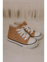 Dziecięce Trampki Wysokie Różowe Złoto Catrina