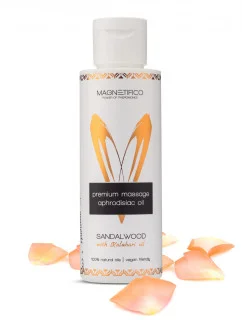 Prémiový afrodiziakálny masážny olej Sandalwood 100 ml - Valavani