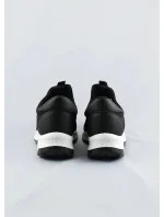 Čierne dámske topánky slip-on (C1003)