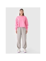 Dámska mikina bez podšívky s kapucňou 4F 4FWAW24TSWSF1305-54S