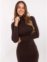 RV SK šaty R5133.07P tmavohnedé