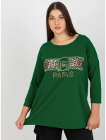 Blúzka VI BZ 2901.49P tmavo zelená