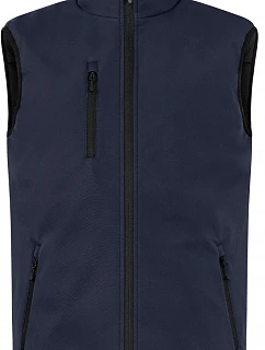 Clique Padded Softshell Vest Men – Pánska zateplená softshellová vesta 67.0958 tmavomodrá