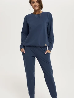 Talianska móda Panama s dlhou dĺžkou sp. farba:denim