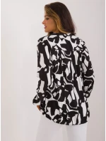 Blúzka D73771M11186A čierna a biela