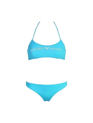 Dámske dvojdielne plavky 262618 0P313 00383 modrá - Emporio Armani Dámske dvojdielne plavky 262618 0P313 00383 modrá - Emporio Armani