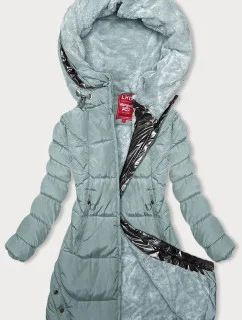 Mätová zimná bunda s kapucňou (2M-231)