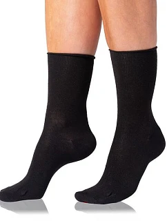 Dámske vlnené ponožky SOFT WOOL SOCKS – BELLINDA – čierne