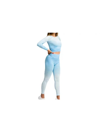 GymHero Ombre Rushguard s dlhým rukávom LONG-BABYBLUE Modrá M GymHero Ombre Rushguard s dlhým rukávom LONG-BABYBLUE Modrá M