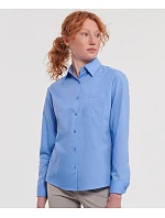Russell Athletic 934F Popelínová blúzka s dlhým rukávom 11.934F corporate blue Russell Athletic 934F Popelínová blúzka s dlhým rukávom 11.934F corporate blue
