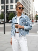 Dámska džínsová bunda DOLLA modrá FashionStreet TY2634