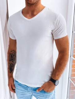 FashionStreet ecru pánske základné tričko RX5122