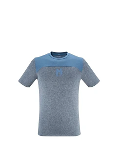 Pánske tričko MILLET Seneca Heather Ts Ss M šedo-modré