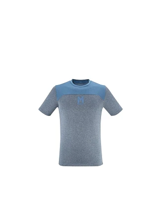 Pánske tričko MILLET Seneca Heather Ts Ss M šedo-modré Pánske tričko MILLET Seneca Heather Ts Ss M šedo-modré