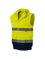 Rimeck HV Guard 4 in 1 M pánska bunda MLI-5V297 fluorescenčná žltá