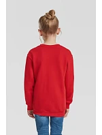 Fruit of the Loom Classic Kids Set-In Sweat Detská mikina 16.2041 vintage heather red Fruit of the Loom Classic Kids Set-In Sweat Detská mikina 16.2041 vintage heather red