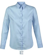 NEOBLU Blaise Women Mikrovláknová blúzka s dlhými rukávmi 24.3183 soft blue NEOBLU Blaise Women Mikrovláknová blúzka s dlhými rukávmi 24.3183 soft blue